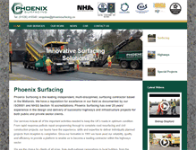 Tablet Screenshot of phoenixsurfacing.com